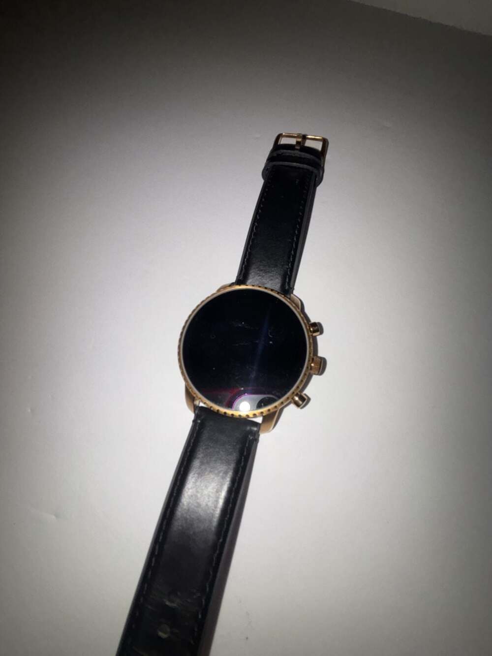 Fossil Q Explorist Gen 3 Smartwatch with Black Leather Band
